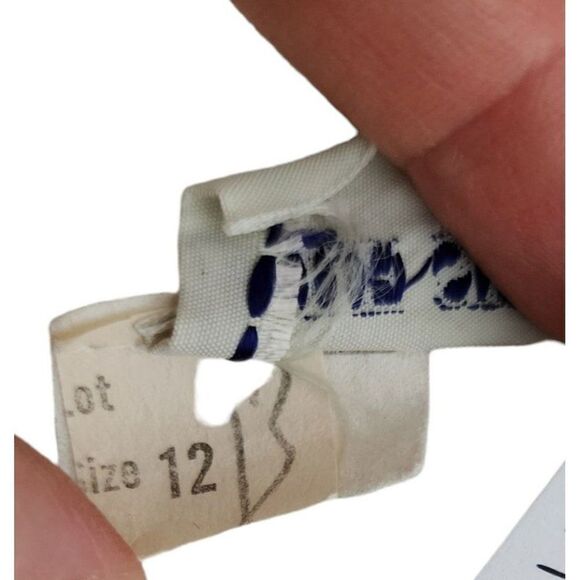 Vintage 70s Spaghetti Straps Slip Dress Womens Size 12 Pink White - Picture 7 of 7